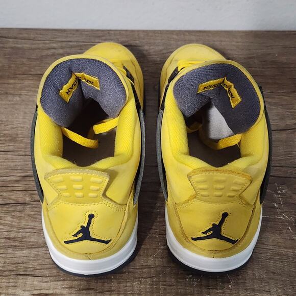 Air Jordan 4 Retro Men\'s Athletic Basketball Shoes Sneakers Size 8.5 Lightning main image 2